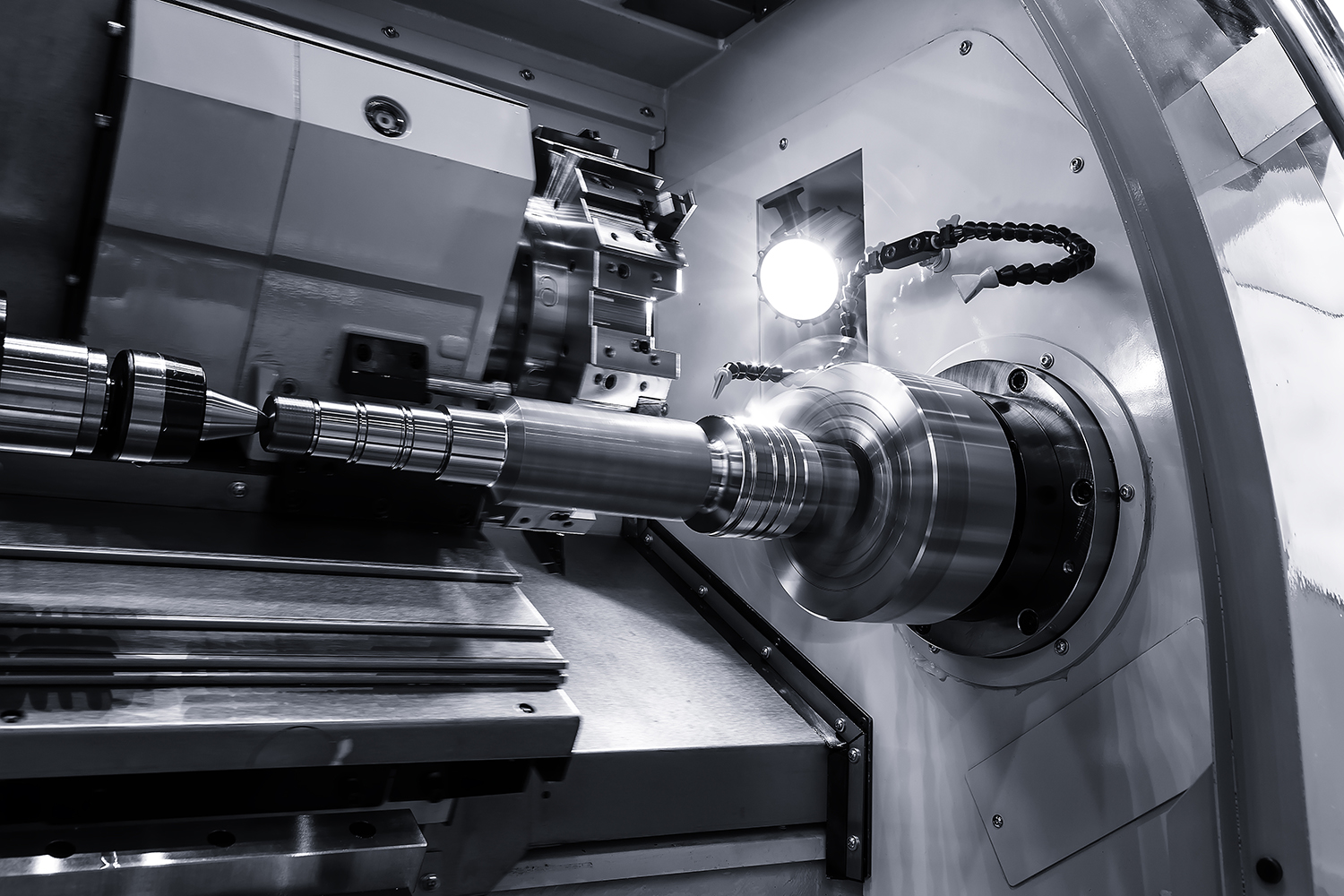 CNC turning service for precision shafts and rotational components