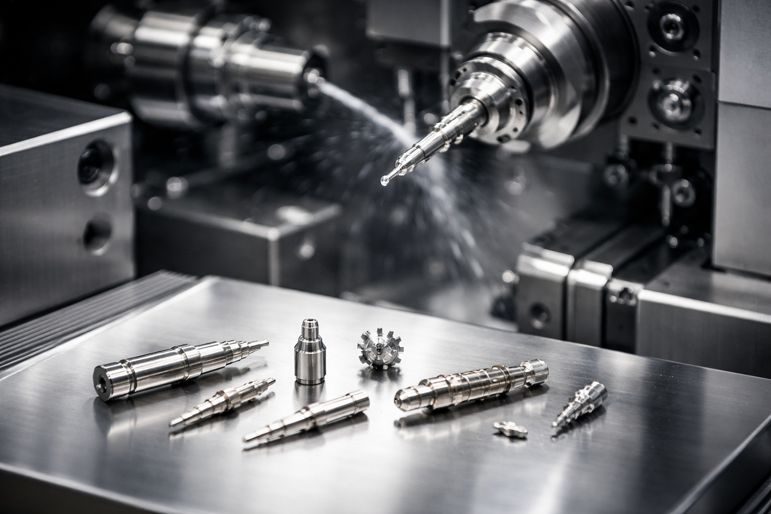 Swiss machining service for small high-precision CNC components